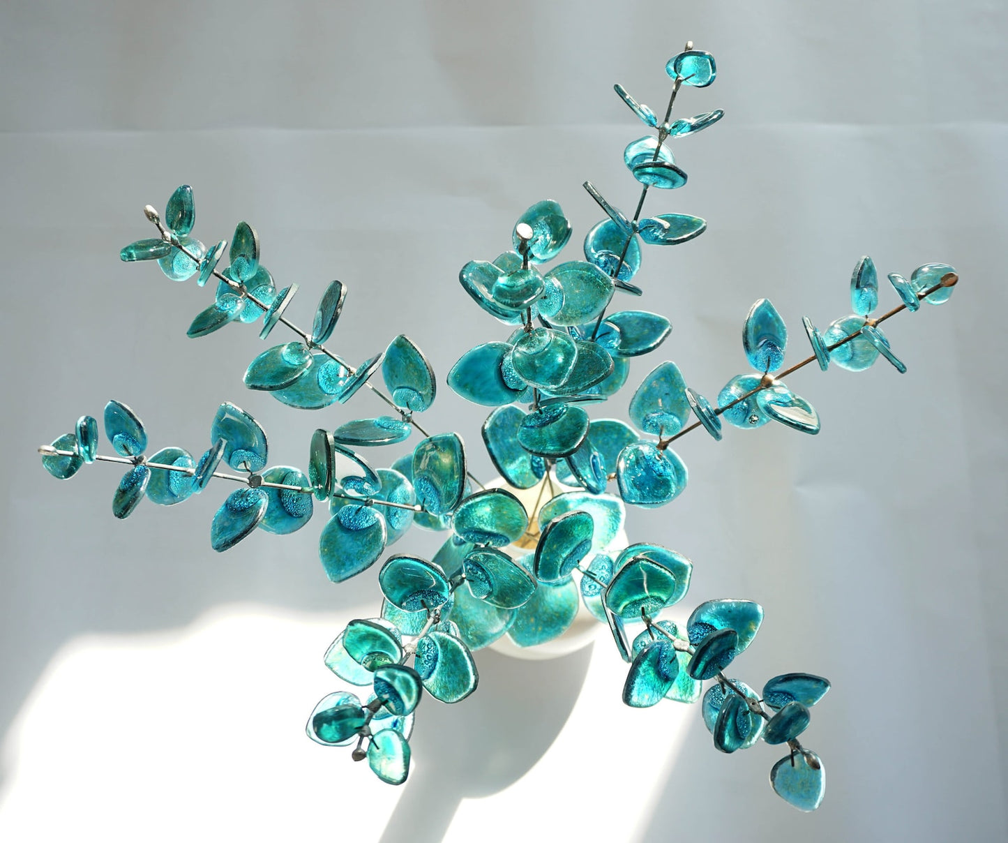 Fused Glass Eucalyptus Stems