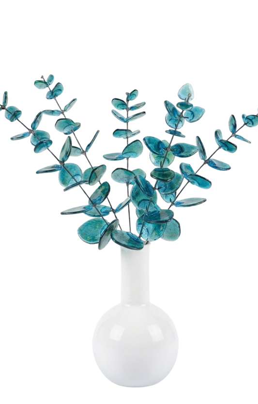Fused Glass Eucalyptus Stems