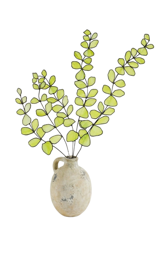 Stained Glass Maidenhair Fern Stems –  Green